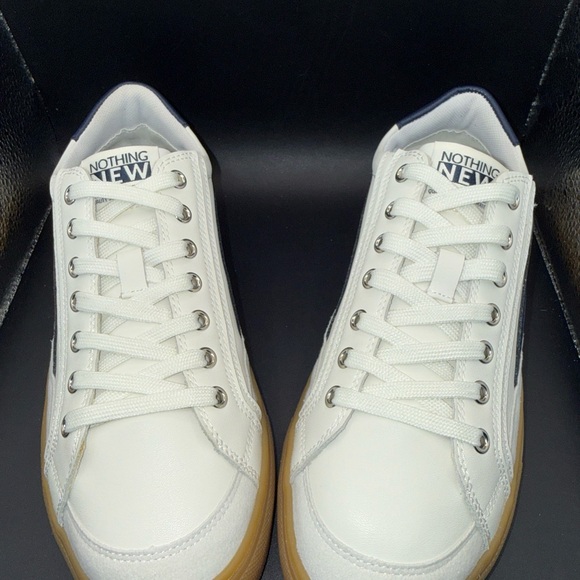 Nothing New Shoes - Size 7.5 - Nothing New Saga One Sneakers Blue/White Wmns, Gently Worn, Great